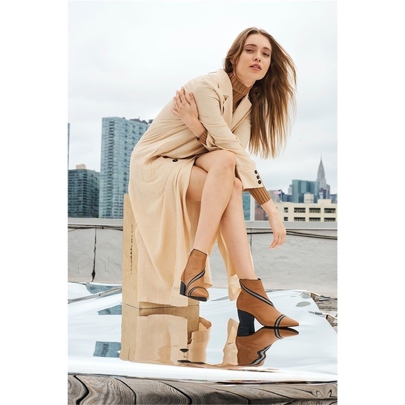 NWT SOL SANA Diego Caramel Leather Zipper Boots- 6 - Picture 2 of 16